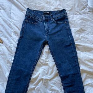 Express Women's Deep Indigo Skinny Jeans